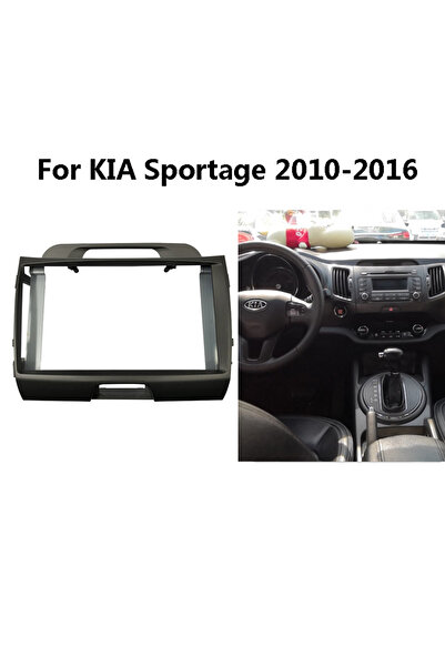 Choice frame 9 inch Car Radio Fascia for KIA SPORTAGE 2010-2015 Stereo Panel Dash Installation Kit Double D