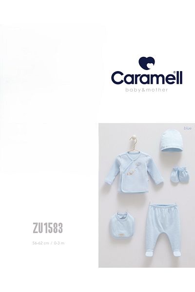 Caramell My Baby Kumsal 100% Cotton 5-Pack Hospital Release Soft Color (Soft Colors) 1583