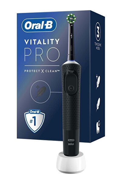 Oral-B D103 Vitality Pro Cross Action Şarjlı Diş Fırçası - Siyah.