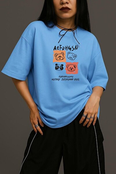 DM DOLCE MORE TRIUC DE Mărime mare UNISEX CU IMprimare BEAR