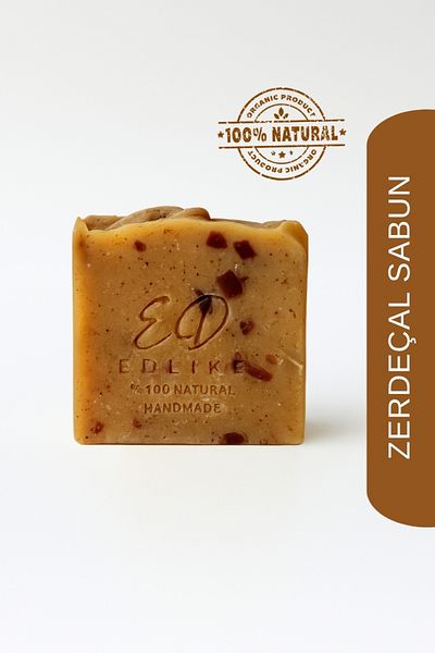 EDLIKE Natural Handmade Turmeric Soap of Pure Oils 110 Gr