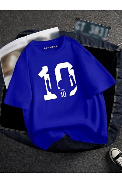 DM DOLCE MORE TRICOU UNISEX CU IMPRIMEU JUCĂTOR DE FOTBAL OVERSIZE CU IMPRIMEU