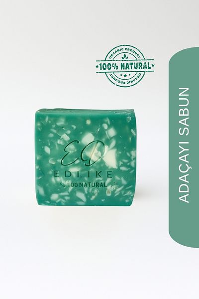 EDLIKE Natural Handmade Sage Soap Made of Pure Oils 110 Gr