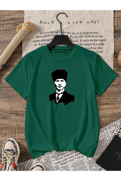 DM DOLCE MORE TRICOU UNISEX OVERSIZE CU IMPRIMEU ATATURK