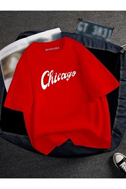 DM DOLCE MORE TRIOCĂ UNISEX IMPRIMATĂ OVERSIZE CHICAGO