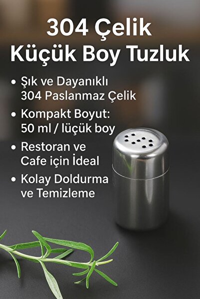 Chavin ملاحية ملح فولاذية صغيرة الحجم 25 قطعة للمطاعم والمقاهي cin979