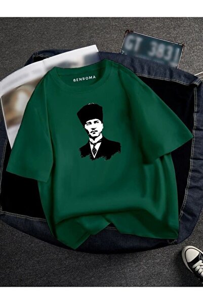 DM DOLCE MORE TRICOU UNISEX OVERSIZE CU IMPRIMEU ATATURK