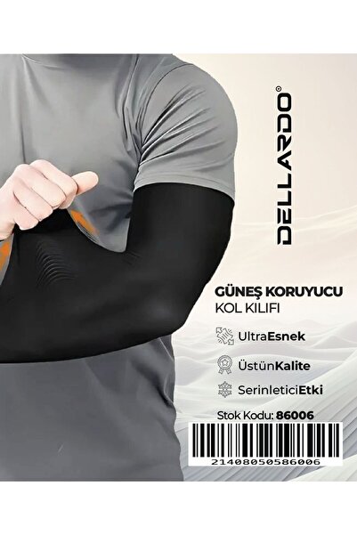 DELLARDO GÜNEŞ KORUYUCU KOL BANDI KOL ÇORABI [TAKIM] MOTOSİKLET BİSİKLET KURY...