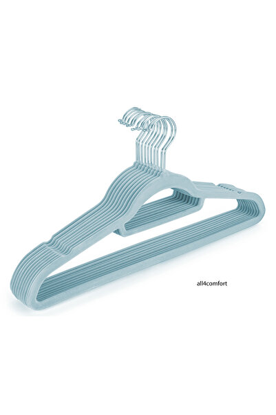 all4confort Kadife Elbise Askısı - 10 adet
