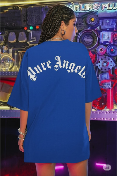 BENROMA Μπλουζάκι OVERSIZE PURE ANGELS PRINTED