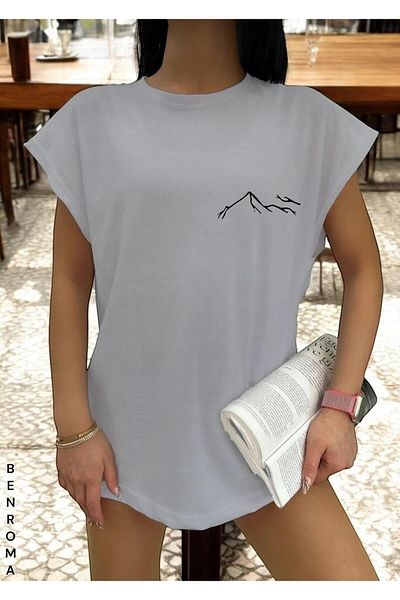 BENROMA 1 Product Is a Gift for Purchases of 6 or More Sleeveless T-Shirt Printed