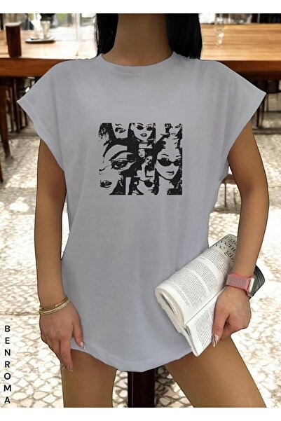 BENROMA Majica bez rukava Štampana