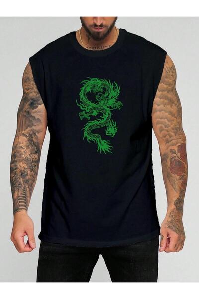 E-ROMA Tricou fără mâneci imprimat