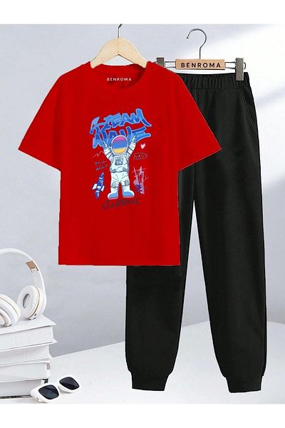 BENROMA Character Printed Children's Tracksuit Set