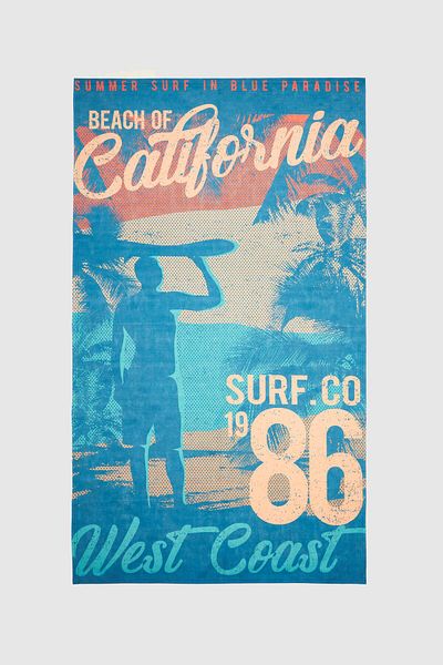 D'S Damat Ds Damat Navy Blue Beach Towel Microfiber 85X150 cm Super Absorbent Sand-Free Towel