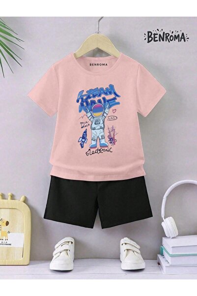 BENROMA Unisex set dječjih šortsa - Sa printom karaktera