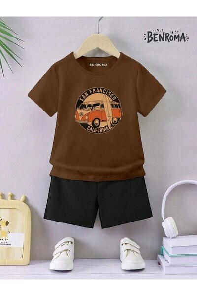 BENROMA Unisex set dječjih šortsa - Sa printom karaktera