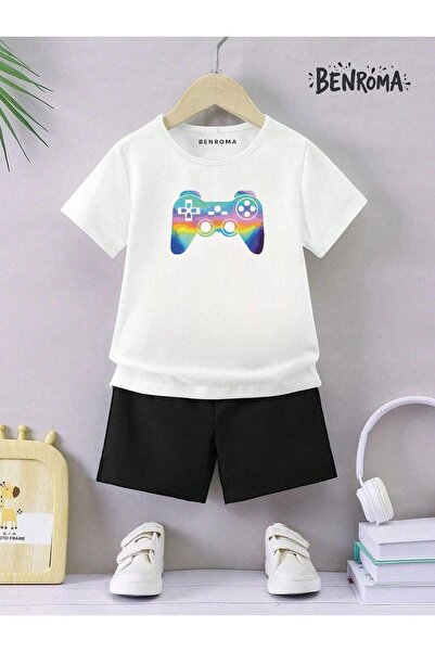 BENROMA Unisex set dječjih šortsa - Sa printom karaktera