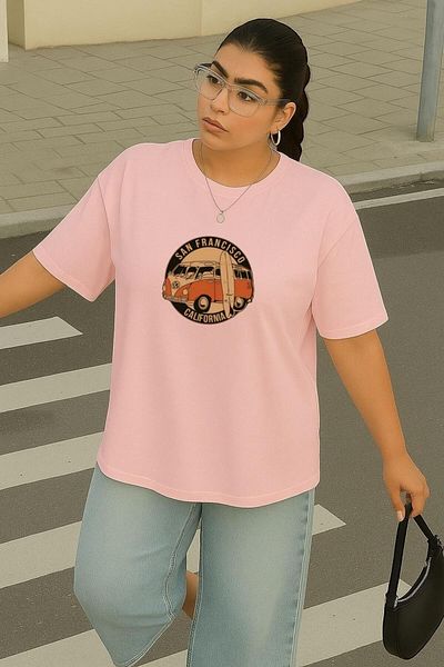 BENROMA Oversized San Francisco Woswos Printed Unisex T-Shirt