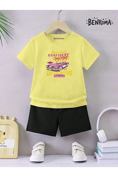 BENROMA Unisex set dječjih šortsa - Sa printom karaktera