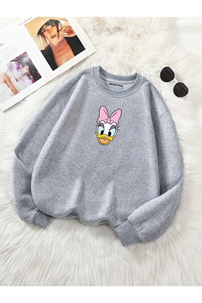 DM DOLCE MORE Hanorac unisex pentru copii, cu 3 fire, din bumbac pieptănat, c...