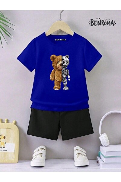 BENROMA Unisex set dječjih šortsa - Sa printom karaktera