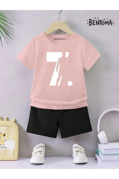 BENROMA Unisek dečiji šorc set - karakter štampan