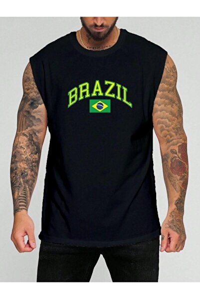 BENROMA Tricou fără mâneci cu imprimeu Brazilia