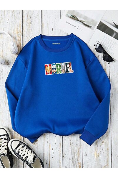 DM DOLCE MORE سترة رياضية للأطفال من القطن الممشط بثلاثة خيوط مطبوعة بتصميم م...