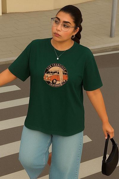 BENROMA Oversized San Francisco Woswos Printed Unisex T-Shirt