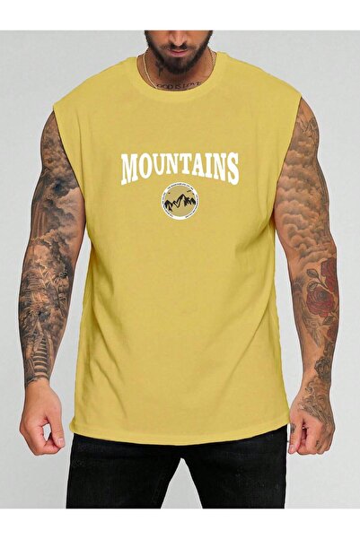 BENROMA Planine Štampano Majica bez rukava