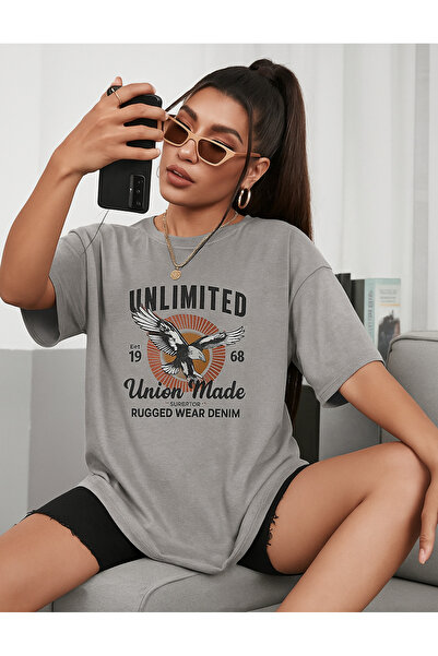 BENROMA Unlimited Printed Oversize Λευκό T-shirt
