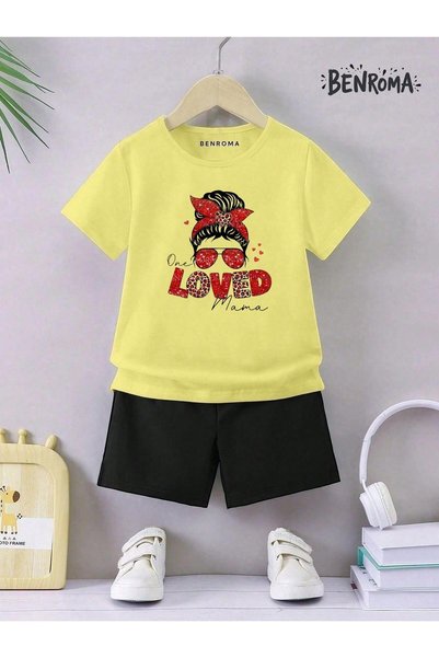 BENROMA Unisex set dječjih šortsa - Sa printom karaktera