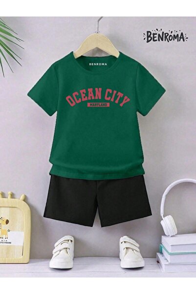 BENROMA Дитячі шорти унісекс з принтом на костюмі з персонажем