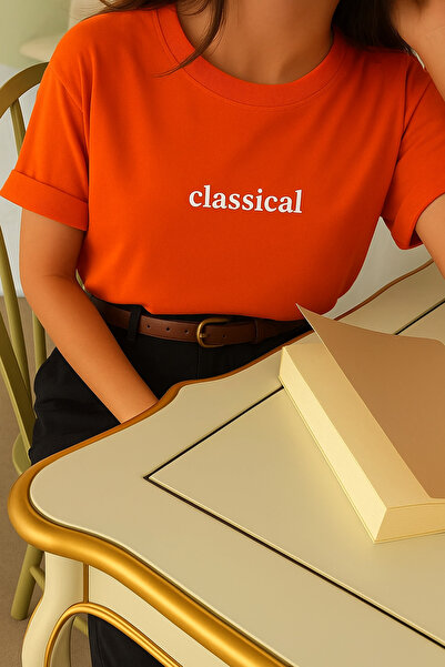 BENROMA Tricou unisex oversize cu imprimeu clasic