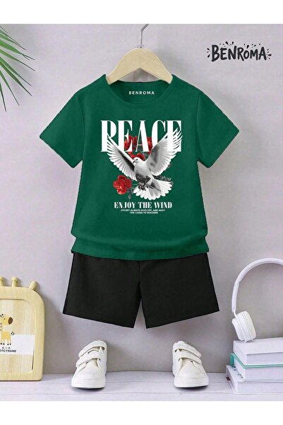 BENROMA Unisek dečiji šorc set - karakter štampan