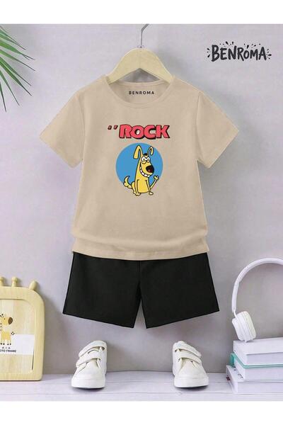 BENROMA Unisek dečiji šorc set - karakter štampan