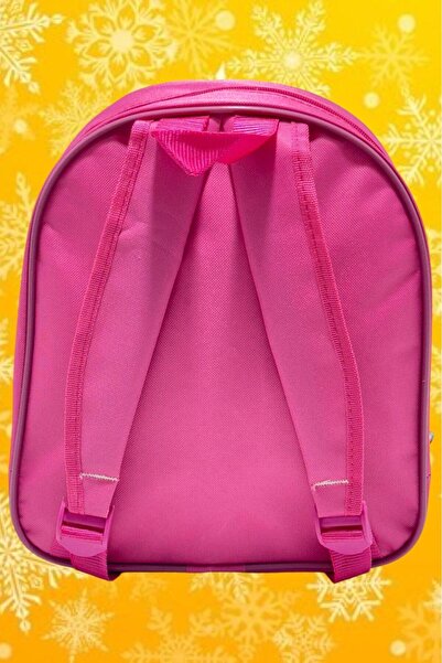 Uniquerrs 2-6 Yaş Anaokulu Kreş Prenses Elsa Karakterli 3D Baskılı Sırt Çantası ve Okul Çantası