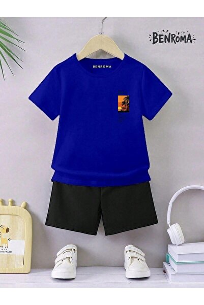 BENROMA Дитячі шорти унісекс з принтом на костюмі з персонажем