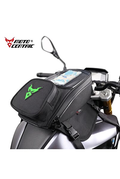 Choice حقيبة خزان الوقود المغناطيسية المقاومة للماء باللون الأخضر للدراجات ال...