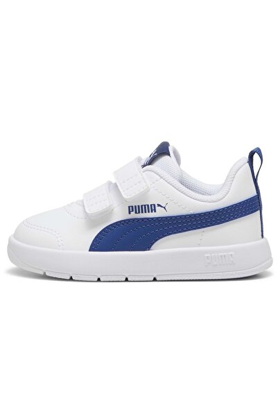Puma Courtflex V3 V Inf 310252 Ortopedik Bebek Çocuk Spor Ayakkabı MAVİ