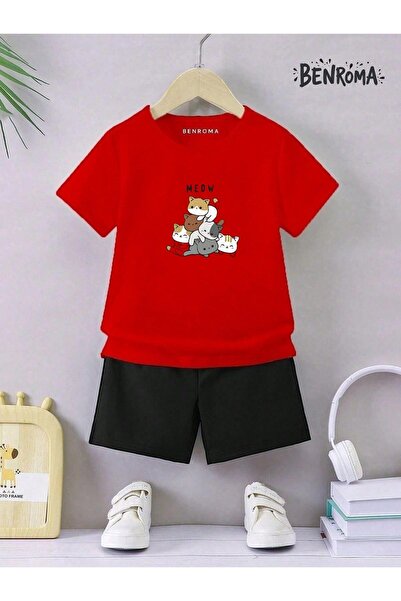 BENROMA Unisex set dječjih šortsa - Sa printom karaktera