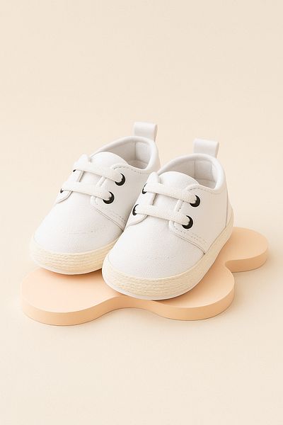 mia mia White Color Baby Sports Booties Size 18-19