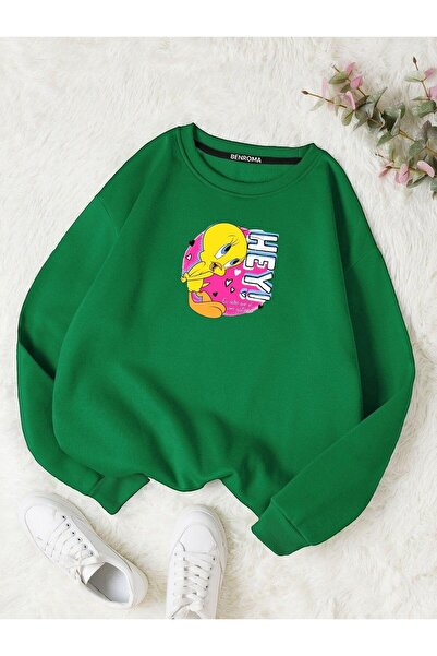 DM DOLCE MORE Hanorac unisex pentru copii, cu 3 fire, din bumbac pieptănat, c...