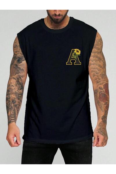 BENROMA Футболка без рукавів з квітковим принтом