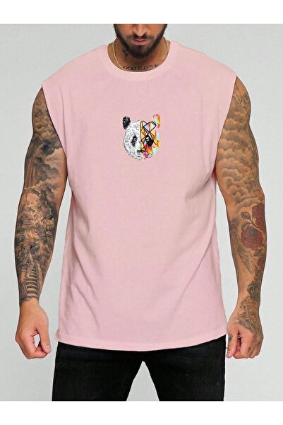 BENROMA Šarena Panda Štampano majica bez rukava