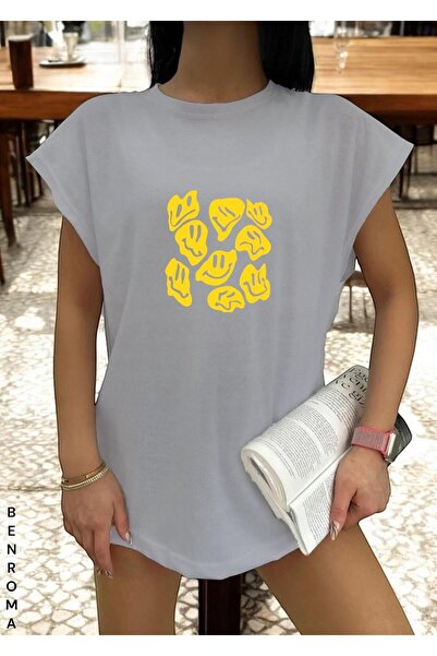 BENROMA Majica bez rukava Štampana