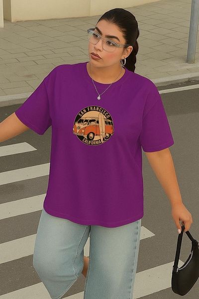 BENROMA Oversized San Francisco Woswos Printed Unisex T-Shirt
