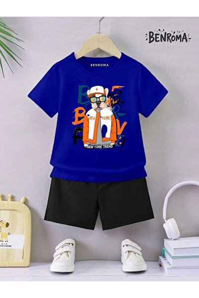 BENROMA Дитячі шорти унісекс з принтом на костюмі з персонажем