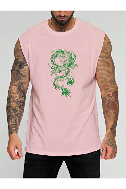 E-ROMA Tricou fără mâneci imprimat